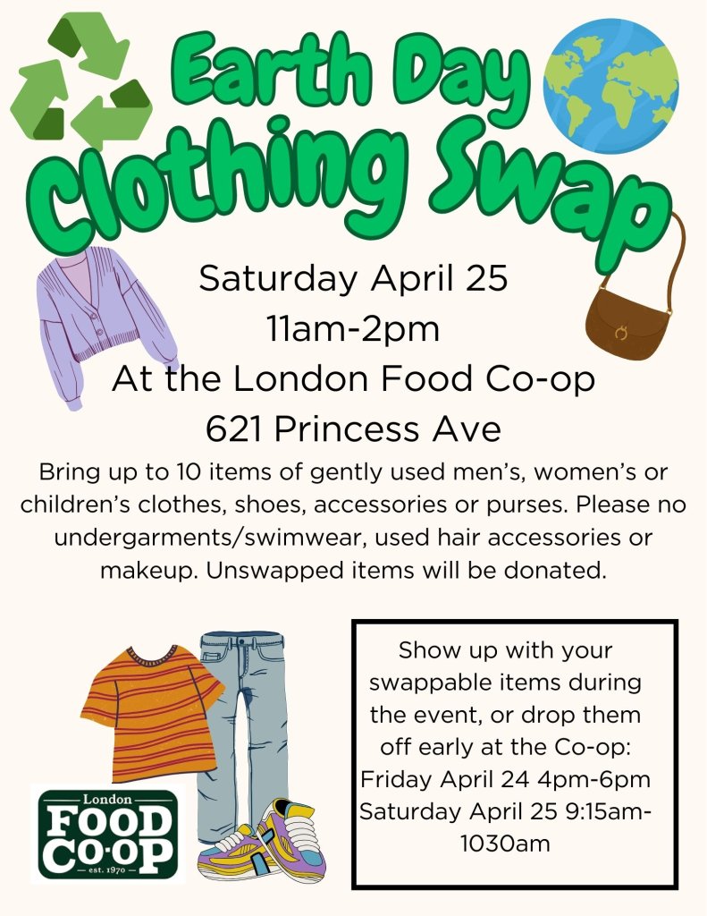 clothing swap poster